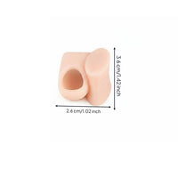 Single Hole Toe Spacer Soft Gel Toe Separator Wear-Resistant