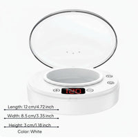 Electric Depilatory Heater Compact Portable Depilatory Heater Flip-up Lid