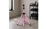 Hairpiece Tripod Stand Foot Pedal Mannequin Head Stand Foldable