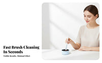 Portable Brush Cleaning Box Reusable Makeup Brush Color Remover Travel-Friendly for Beauty Enthusiasts, Dressing Table, Home