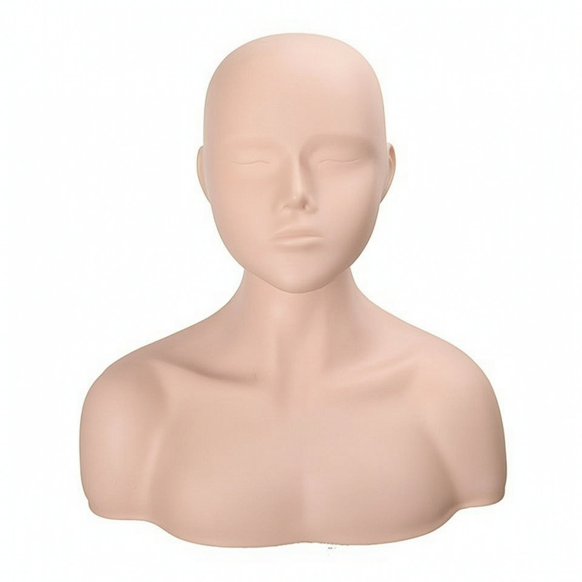 PVC Mannequin Head with Shoulders Soft Acupoint Training Model Multi-Function