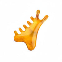 Multi-Functional Meridian Comb Portable Gua Sha Comb Hand-Polished for Home Spa