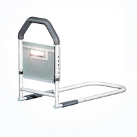 Under-Mattress Mobility Aid Adjustable Bed Assist Rail Wide Base for Bedside