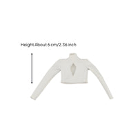 1/6 Scale T-Shirt Handmade 1/6 Doll Shirt Cloth Material for Display