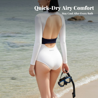One-Piece Swimsuit, Women, Durable, Pool