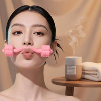 Face Dumbbell Curved Handle Facial Exercise Tool Storage Box