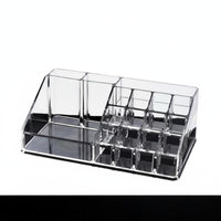 Acrylic Makeup Organizer Dustproof Transparent Vanity Organizer for Bathroom