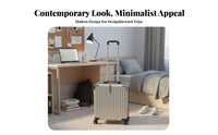 18-Inch Carry-on Case Organized Interior Hardshell Carry-on for Students