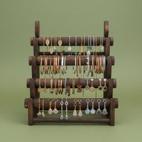 Wooden Jewelry Display Rack Solid Wood Bangle Storage Rack Easy to Organize