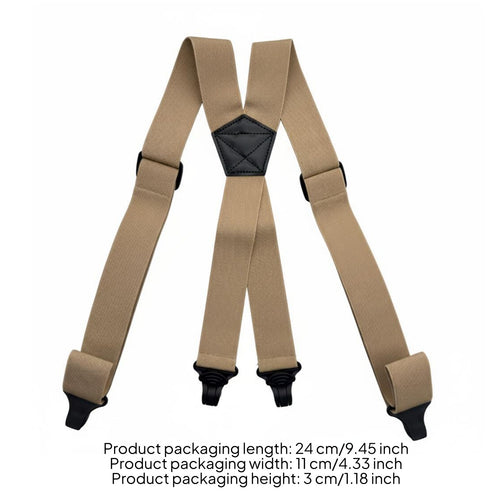 4 Clip Suspenders for Both Men and Women Braces Easy to Use for Adults