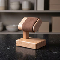 Wooden Watch Stand Upright Support Wooden Watch Display Stand Compact