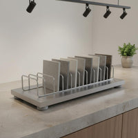 Tile Sample Display Stand Space Saving Tile Display Rack Stone Sample Stand Stable Design Stone Sample Holder for Retailers