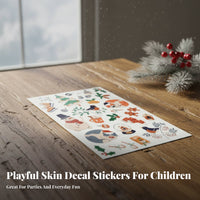 this assortmented skin art Sheet Made with Soybean Ink Temporary skin arts child-safe for Parents