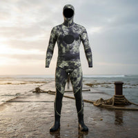 Two-Piece Wetsuit Flexible Fit 3 Mm Wetsuit Set Stretchy for Surfers