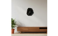 Wall Clock Irregular Ceramic Clock Quiet Sweep Mechanism Timekeeping Device for Living Room, Bedroom, Office