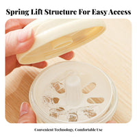 Elastic-Elevate Retainer Case Portable Retainer Soaking Box Aligner Travel Case Easy to Clean Denture Bath Box Versatile