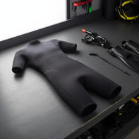 3mm Wetsuit Sun Protection Shorty Wetsuit Long-Lasting for Diving, Men