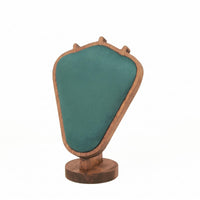 Wooden Necklace Display Stand Walnut-Tone Necklace Display Stand Photo Prop