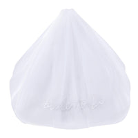 Double Layer Bridal Veil, Beaded Embroidery, Crystal Edge, Iron Comb, European Wedding Accessory