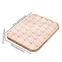Velvet Jewelry Tray Low-Height Velvet Jewelry Organizer Tray