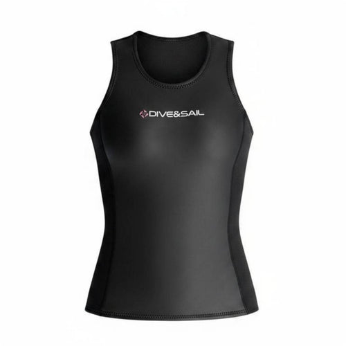2 Mm Sleeveless Wetsuit Set Flexible Fit Neoprene Vest Thermal for Drifting