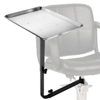 Adjustable Salon Tool Tray Rotating Hairdresser Tray Aluminum for Barbershop