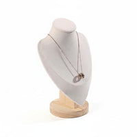 Necklace Display Bust Solid Wood Construction Jewelry Bust Display Long-Lasting