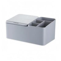Automatic Lid Box Rectangular Desktop Organizer Space-Saving