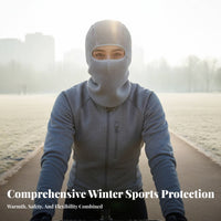 Windproof Neck Warmer Hood Ear Protection Full Head Neck Warmer Thermal Face Cover Hood Multifunctional Fleece Balaclava for Men