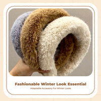 Plush Headband Soft Women Winter Random Color