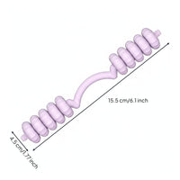 Handheld Face Exerciser Ribbed Ends Jawline Training Tool Ergonomic Shape