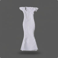 Mermaid Doll Dress Body-Hugging Fitted Doll Dress Flared Lower Section