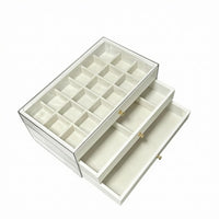 Drawer Jewelry Box Transparent Storage Drawers Shatter-Resistant