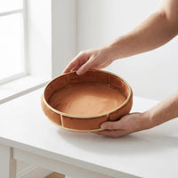 Round Jewelry Display Tray uncoveredTop Band Holder Dish Segmented for Counter