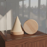 Wooden Cone Display Stand Compact Cone Bracelet Intended for Boutique