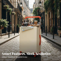 Multi-Function Hardside Luggage 360° rollers Suitcase TSA-Approved Lock