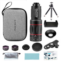 Phone Telephoto Lens Kit Black Mobile Accessory Portable