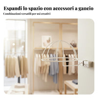 Metal Dome Hat Stand Space-Saving Dome Shaped Hat Rack Multi-Purpose for Closet
