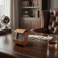 Single Watch Travel Case Safeguarding Portable Watch Holder Dustproof for Men