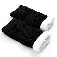 Unisex Kids plush Leg Warmers, Ankle Protection, season, Gray