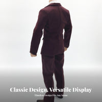 1/6 Scale Suit Set Lifelike Appearance 1/6 Scale Male Suit Authentic Design