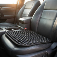 Wood Bead Seat Pad Summer Use Breathable Car Seat Pad Easy to Install
