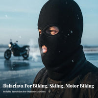 Full Face Thermal Face Covering Multi-Functional Windproof Cycling Head Cover Full Face Ski Face Covering Elastic Fleece