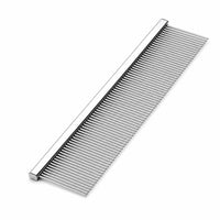 Stainless Steel Comb All-Metal Polished Silver Dog and Cat Grooming Comb