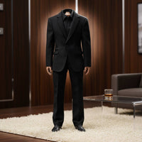 Striped Suit Set Lifelike Appearance Black Suit Set Long-Lasting for Collectors