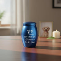 Mini Pet Ashes Urn Waterproof Aluminum Pet Cremation Jar Engravable