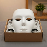 Hip Hop Dance Mask Paintable White Blank Face Mask Lightweight for Dancers, Men