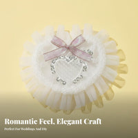 Korean Design 3D Flower Brooch Cute Design DIY Embroidery Embellishment Handmade for Seamstresses, Designers, Bag Customization