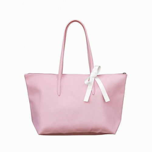 PVC Tote Bag Waterproof Structured Tote Bag Polished Finish for Women