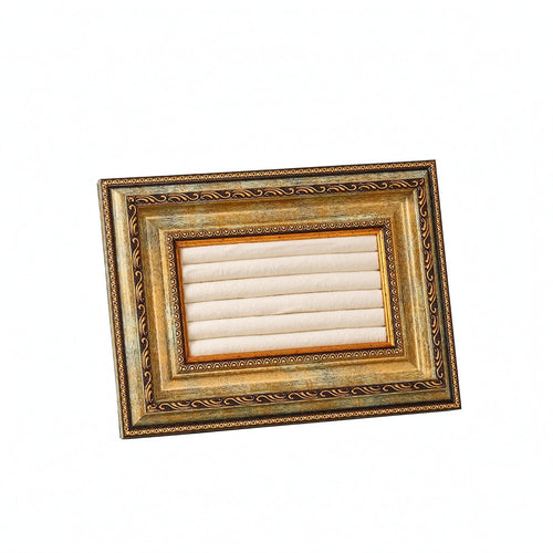 Earring Display Frame Ornate Stud Display Frame Brown and Gold